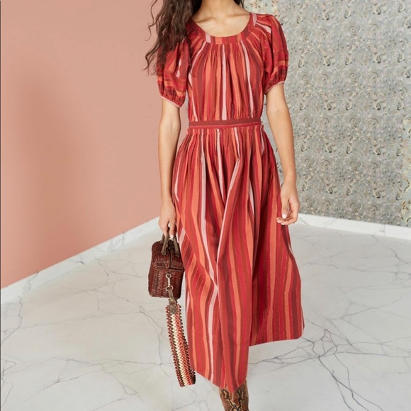 Ulla Johnson Dresses & Skirts - NWT Ulla Johnson cerise maxi striped red skirt